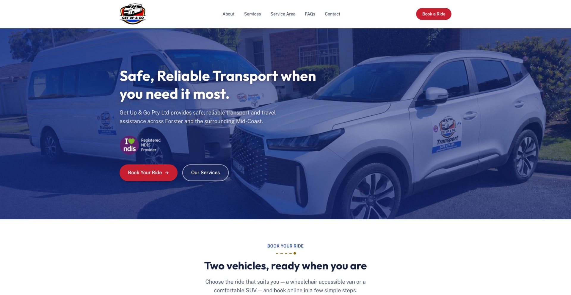 Get Up & Go Pty Ltd website